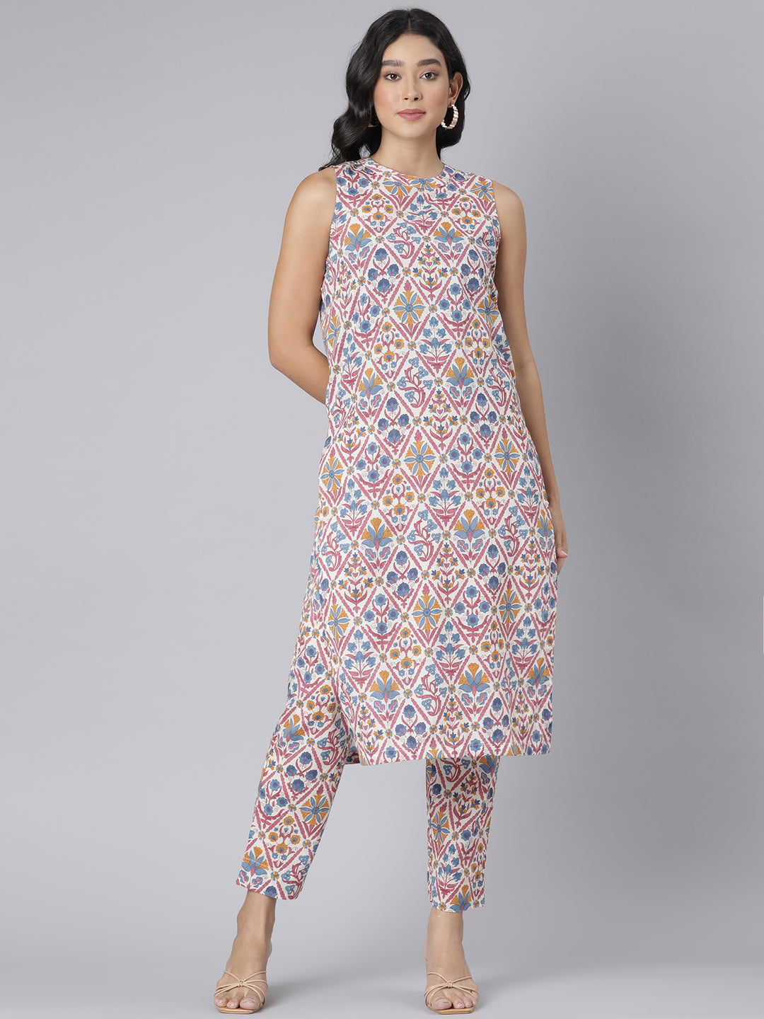 EDIRA Printed Cotton Coord Set