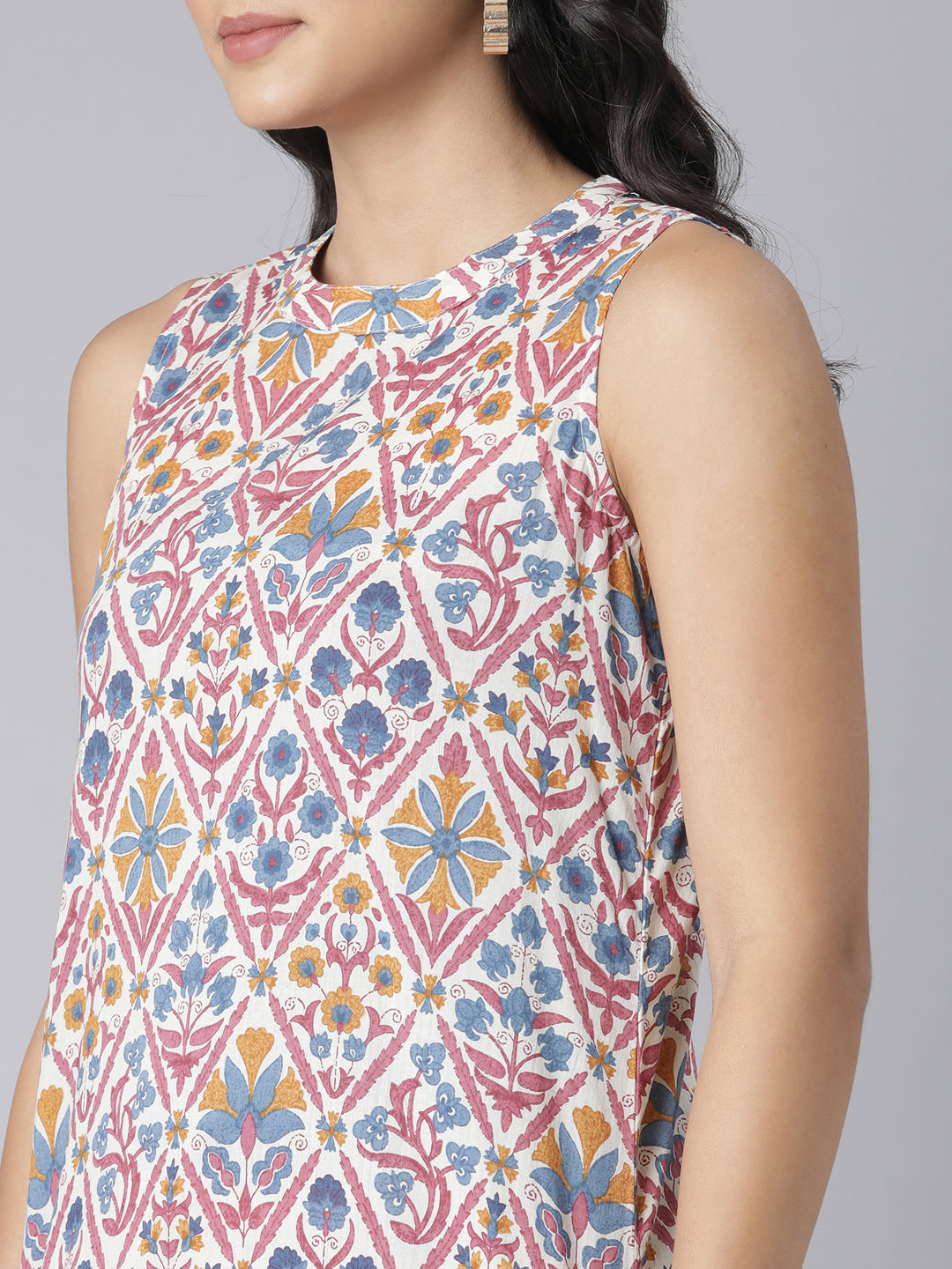 EDIRA Printed Cotton Coord Set