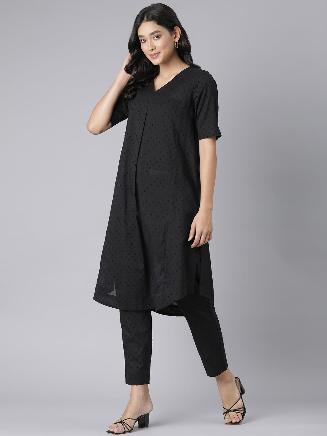 Black Dobby Co-ords set