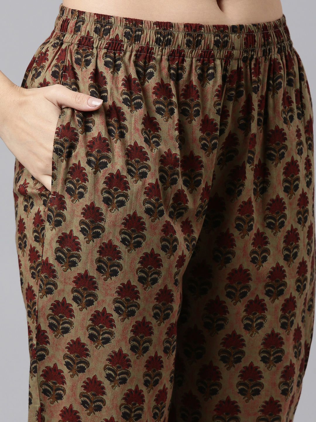 Flared Kurta Pant Set with Dupatta