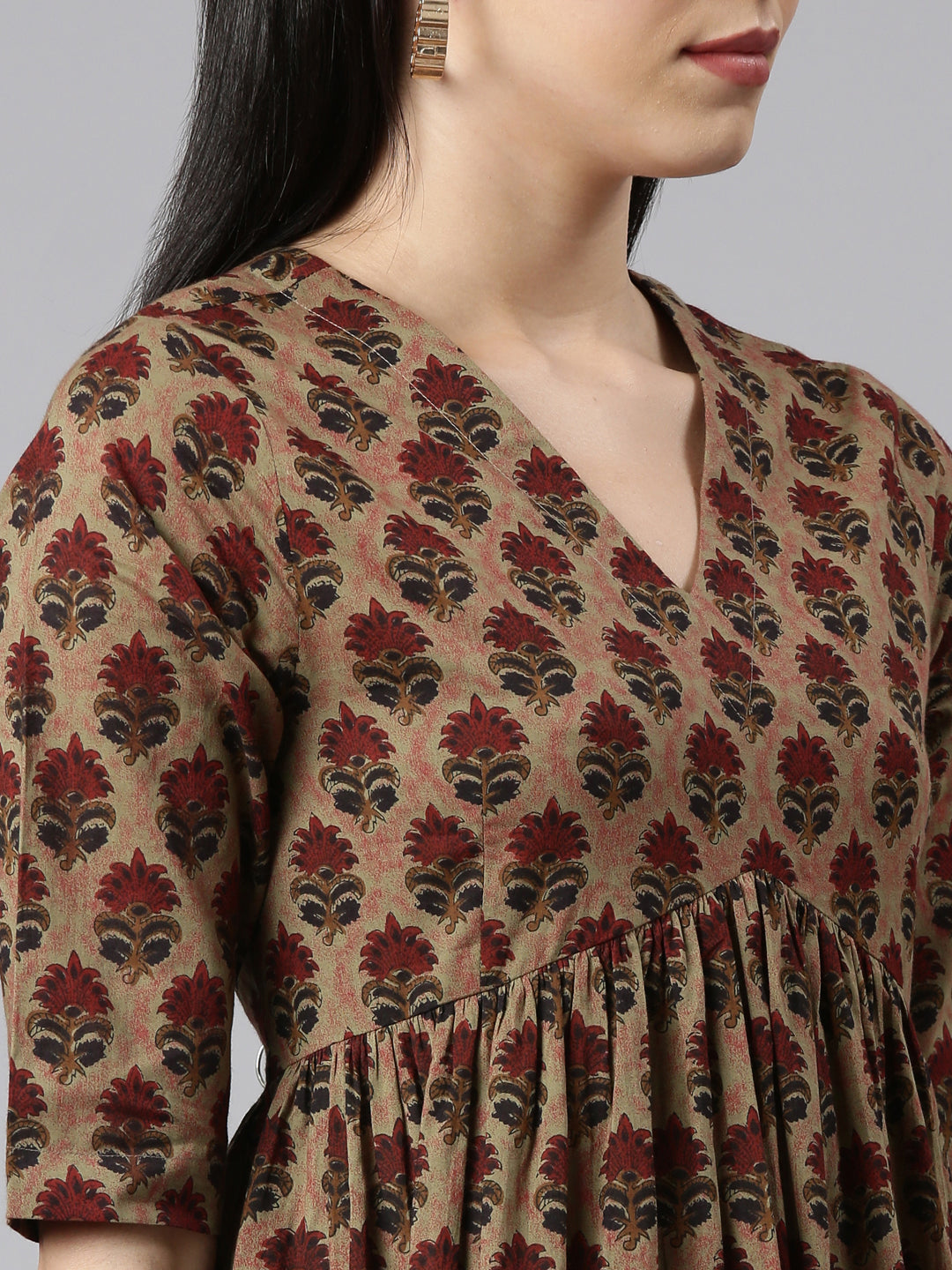 Flared Kurta Pant Set with Dupatta