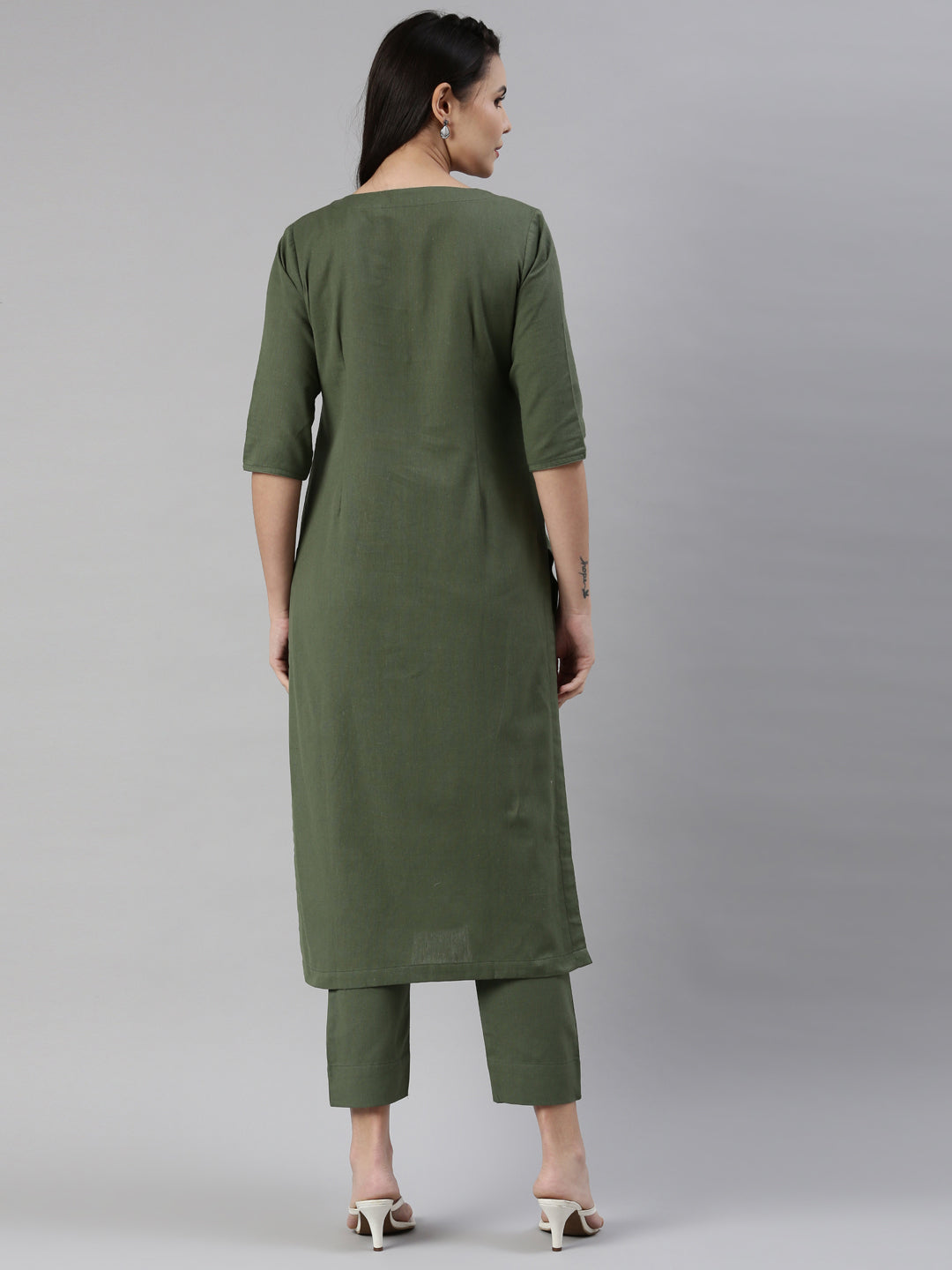 Womens Solid Kurta Sets