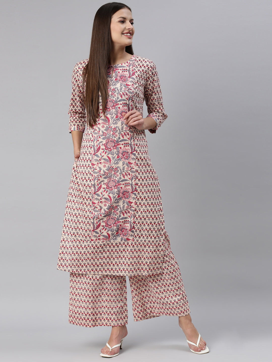 Womens Kurta Palazzo Set