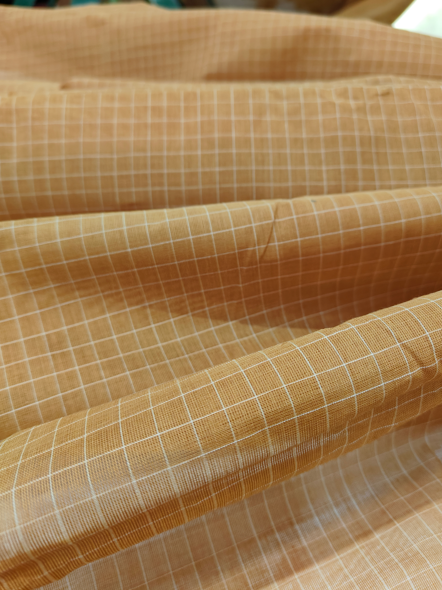 Aadhya | Handwoven Cotton Saree | Honey Beige